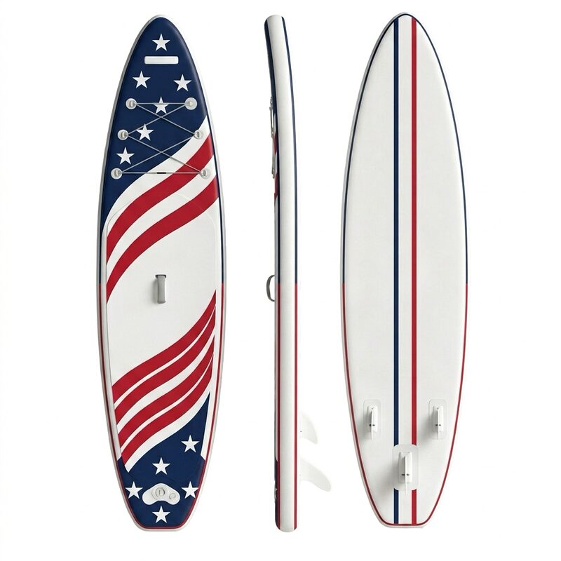 Concept graphic: stars-and-stripes flag motif in red, white and blue.